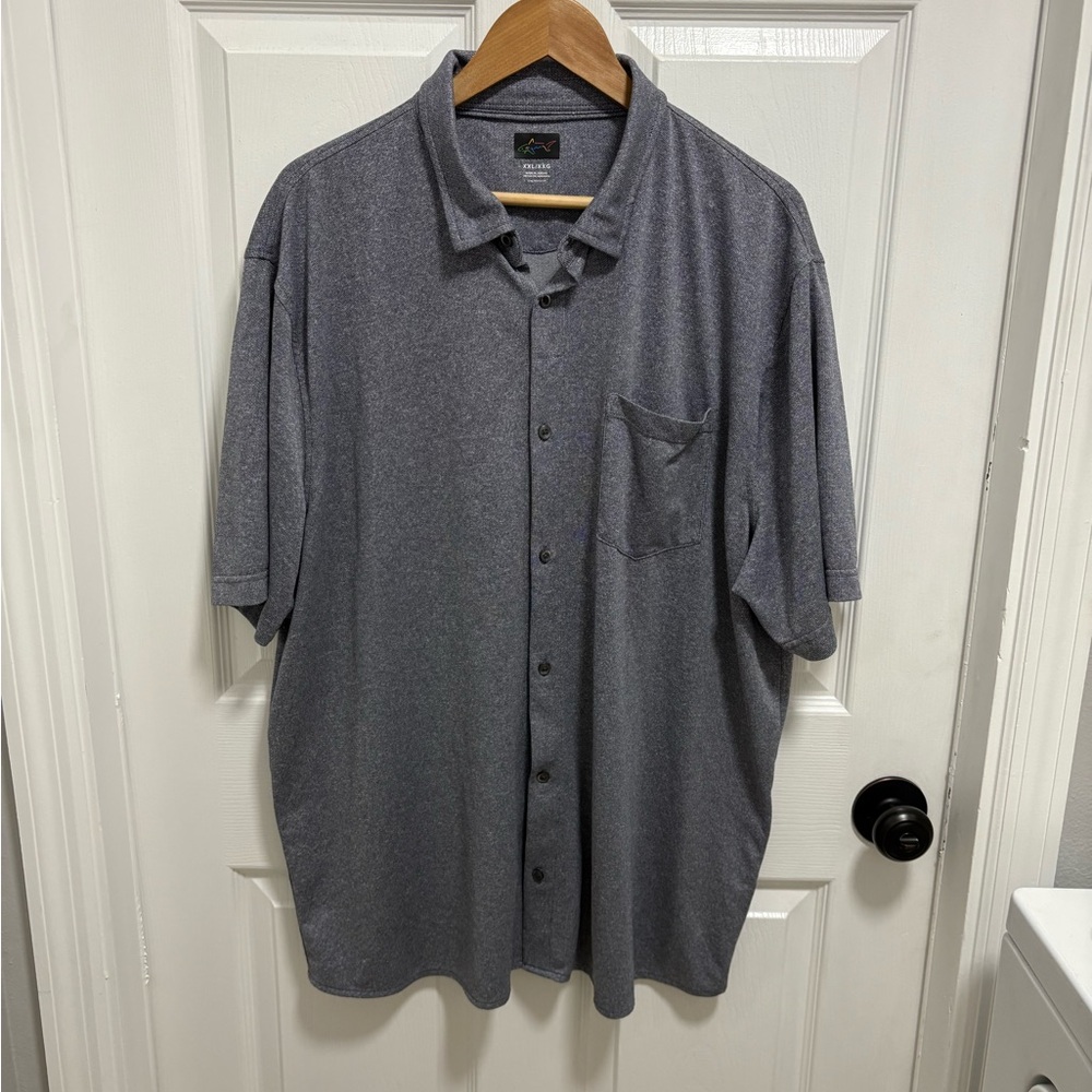 Greg Norman Blue Polo Golf Shirt Men's XXL